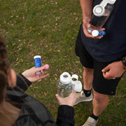 1Above effervescent recovery tablets Citrus & Berry lifestyle work exercise training