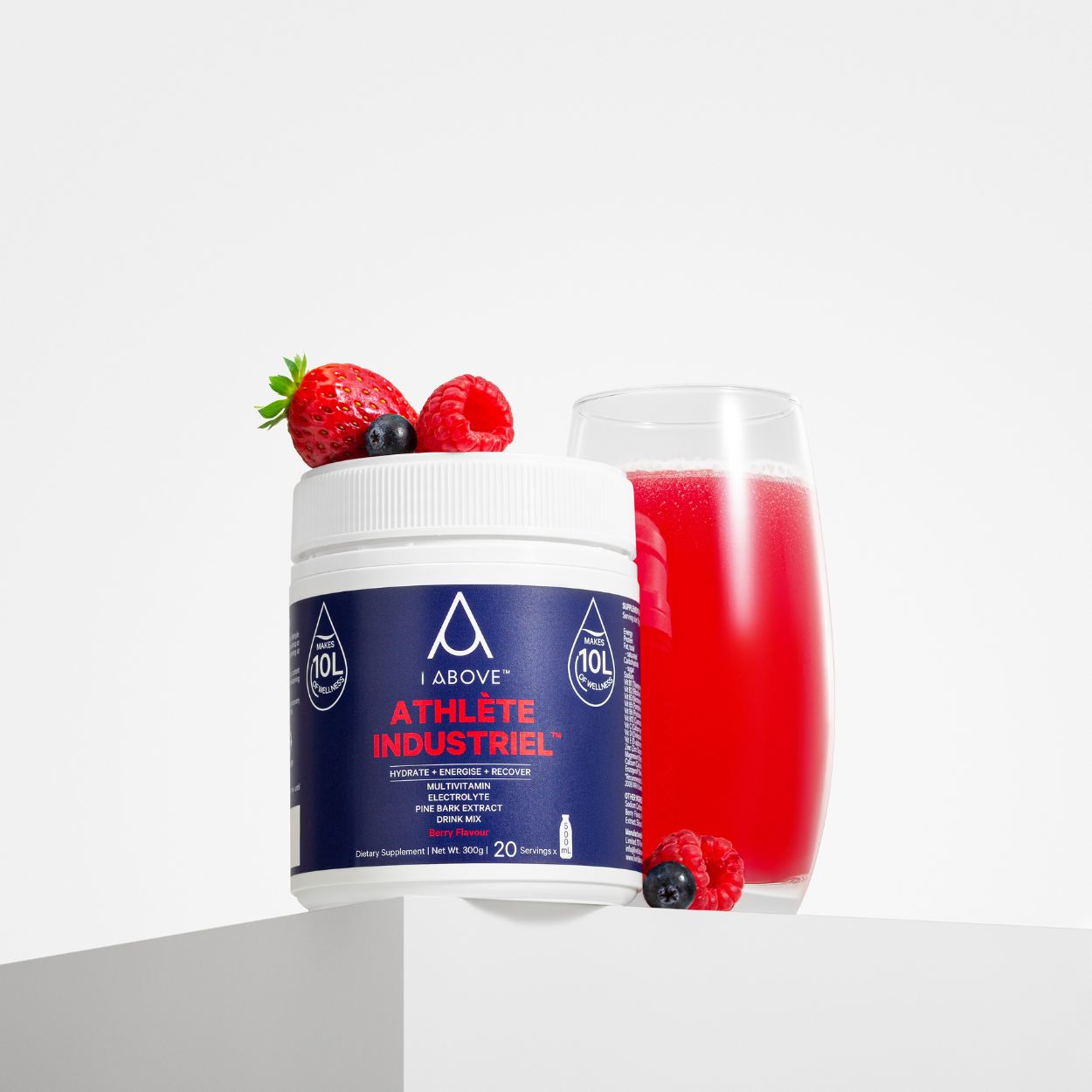 1Above Athlète Industriel Drink Mix - Berry Flavour (20 Servings)