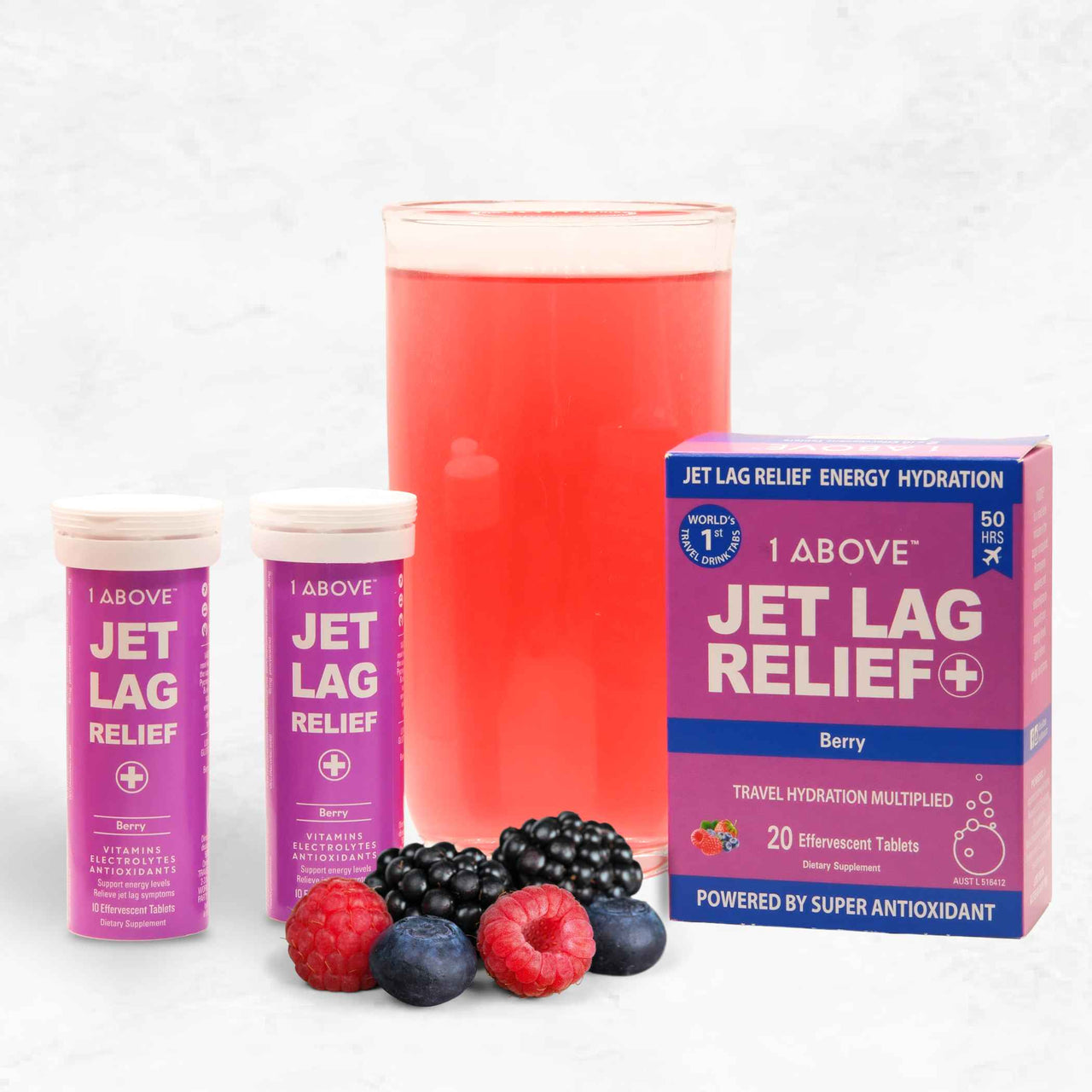 2 Pack of 10 Effervescent Tablets - Berry Flavour (Makes 10 litres)