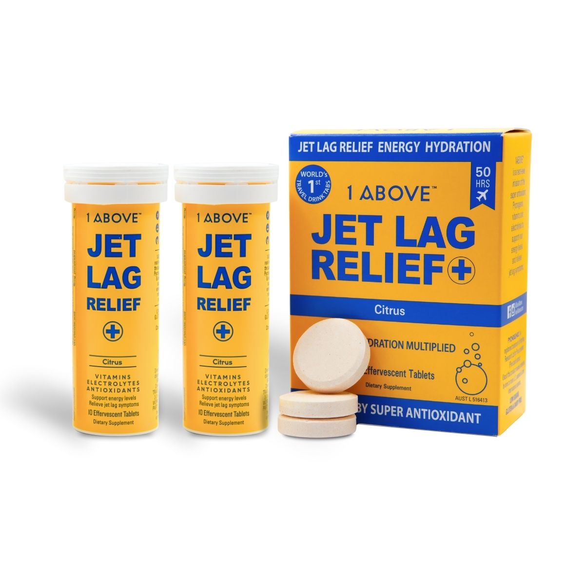 2 Pack of 10 Effervescent Tablets - Citrus Flavour (Makes 10 litres)