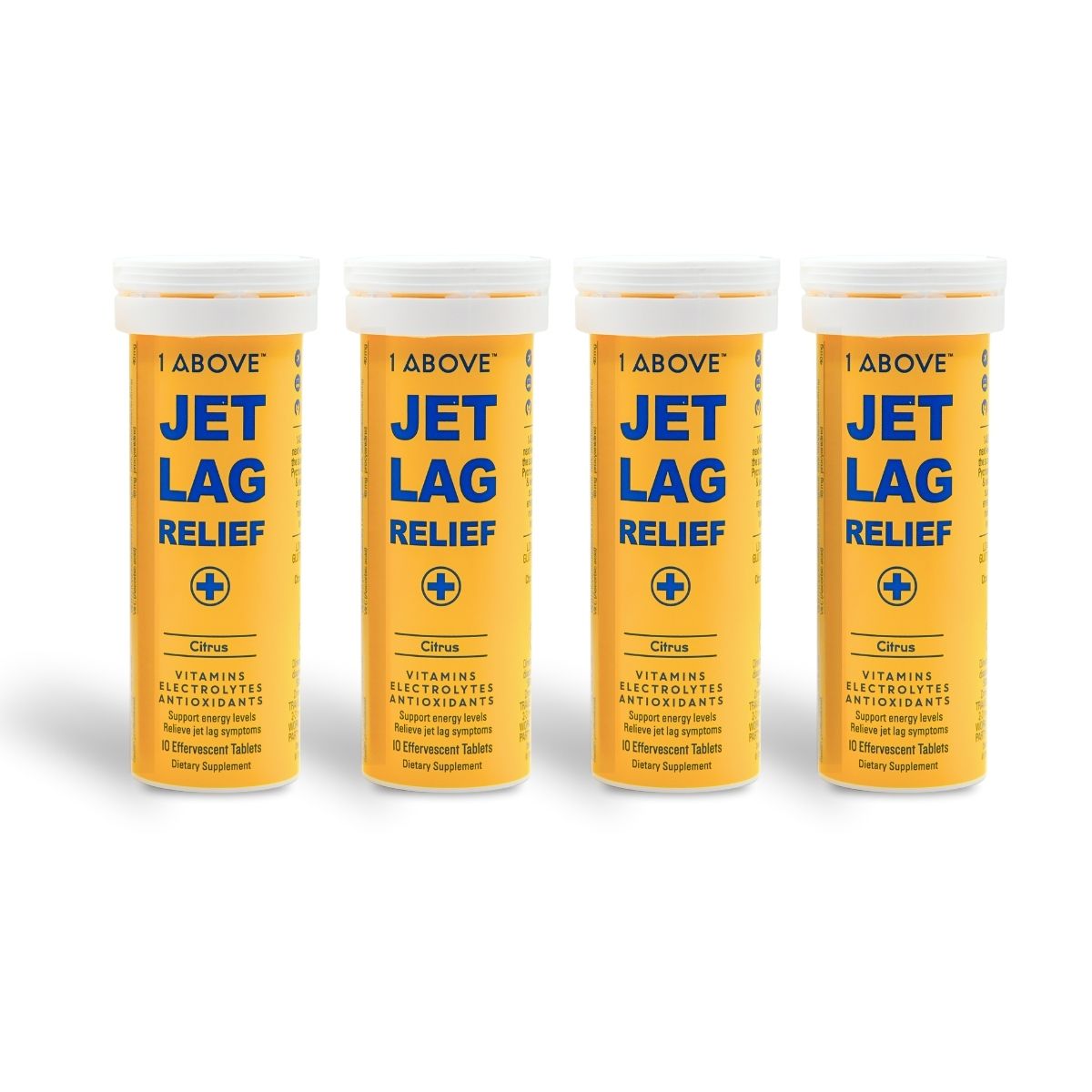 4 Pack of 10 Effervescent Tablets - Citrus Flavour (Makes 20 litres)